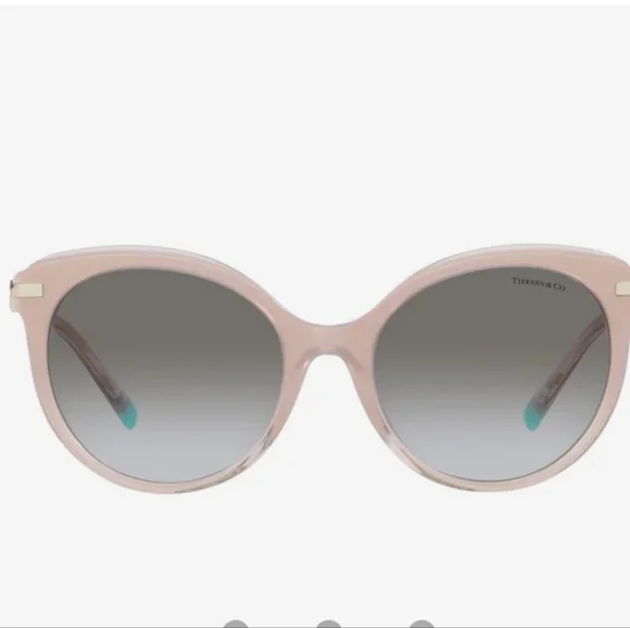 Tiffany & Company TF4189 Sunglasses Champaign Grey Cat Eye Crystal MA#482